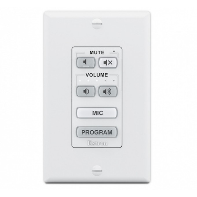 Панель управления аудиосигналом с 6 кнопками – Decorator EXTRON ACP-106-D