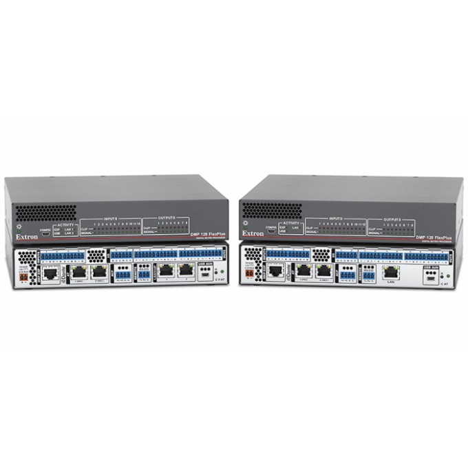 Цифровой матричный процессор Dante с 12 каналами AEC EXTRON DMP-128-FLEXPLUS-C-AT