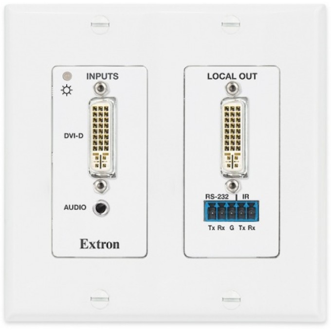 Передатчик DTP для DVI - настенная панель Decorator EXTRON DTP-DVI-4K-230-D-TX