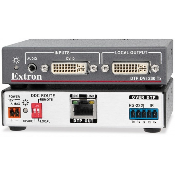 Передатчик DTP для DVI EXTRON DTP-DVI-4K-230-TX