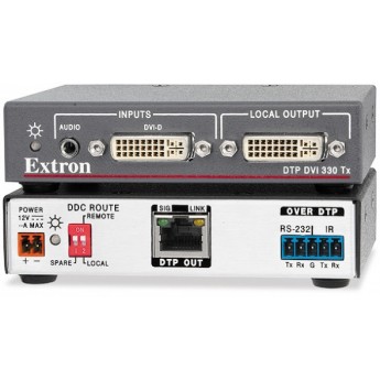 Передатчик DTP для DVI на длинные дистанции EXTRON DTP-DVI-4K-330-TX