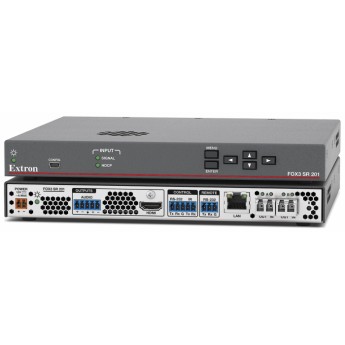 Оптоволоконный скалирующий приёмник HDMI, аудио и сигналов управления EXTRON FOX3-SR-201