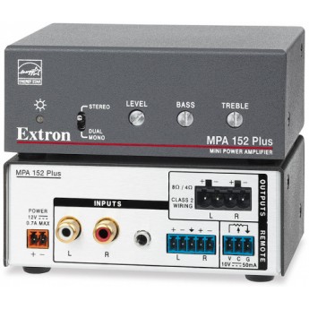 Стереоусилитель – 15 Вт на канал EXTRON MPA-152-PLUS