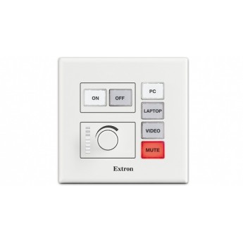 Сетевая кнопочная панель с 6 кнопками: 2 ганга, по стандарту США (US) EXTRON NBP-100