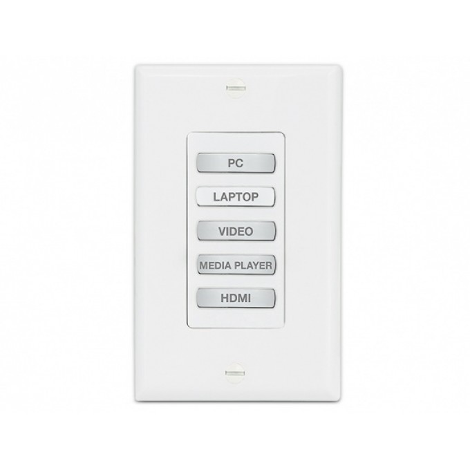 Сетевая кнопочная панель с 5 кнопками: настенная панель в стиле Decorator EXTRON NBP-105-D