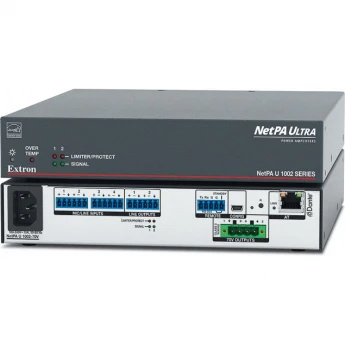 Двухканальный усилитель с Dante, 100 Вт на 70 В EXTRON NETPA-U-1002-70V