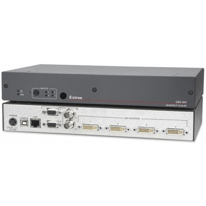 Процессор и масштабатор высокого разрешения с множеством выходов QSS 404 EXTRON QSS-404