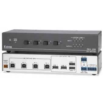 Коммутаторы на четыре входа USB EXTRON SW4-USB Коммутаторы на четыре входа USB EXTRON SW4-USB