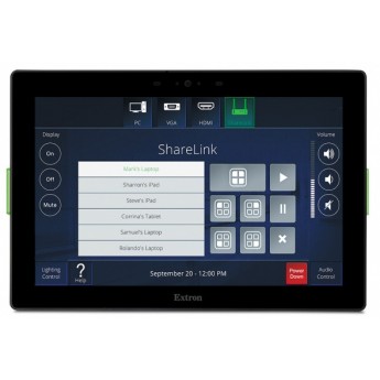 10-дюймовая сенсорная панель TouchLink Pro, настенная, цвет черный EXTRON TLP-PRO-1025M