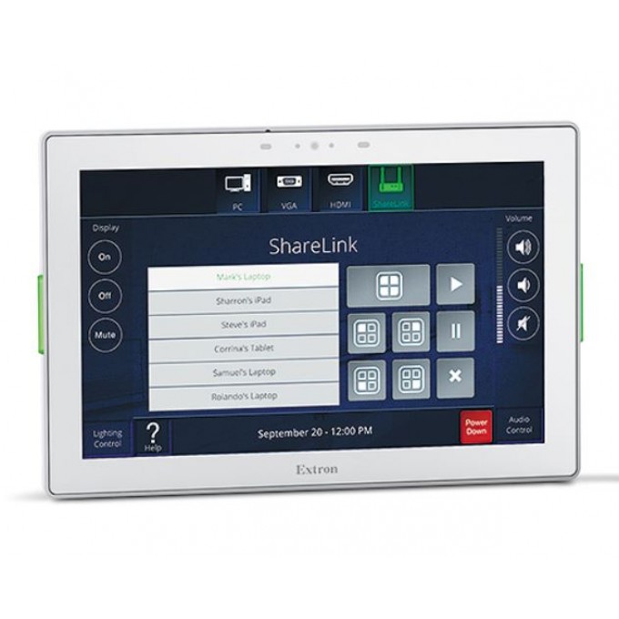 10-дюймовая сенсорная панель TouchLink Pro, настенная, цвет белый EXTRON TLP-PRO-1025M-WHITE