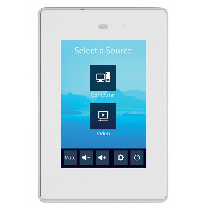 Настенная сенсорная панель 3,5" TouchLink Pro TouchPanel в портретной ориентации, цвет белый EXTRON TLP-PRO-300M-WHITE