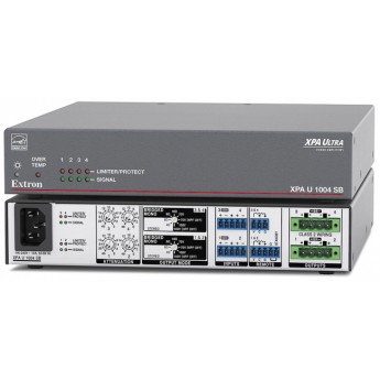 Четырёхканальный усилитель с режимом моста 100/200 Вт на канал EXTRON XPA-U-1004-SB